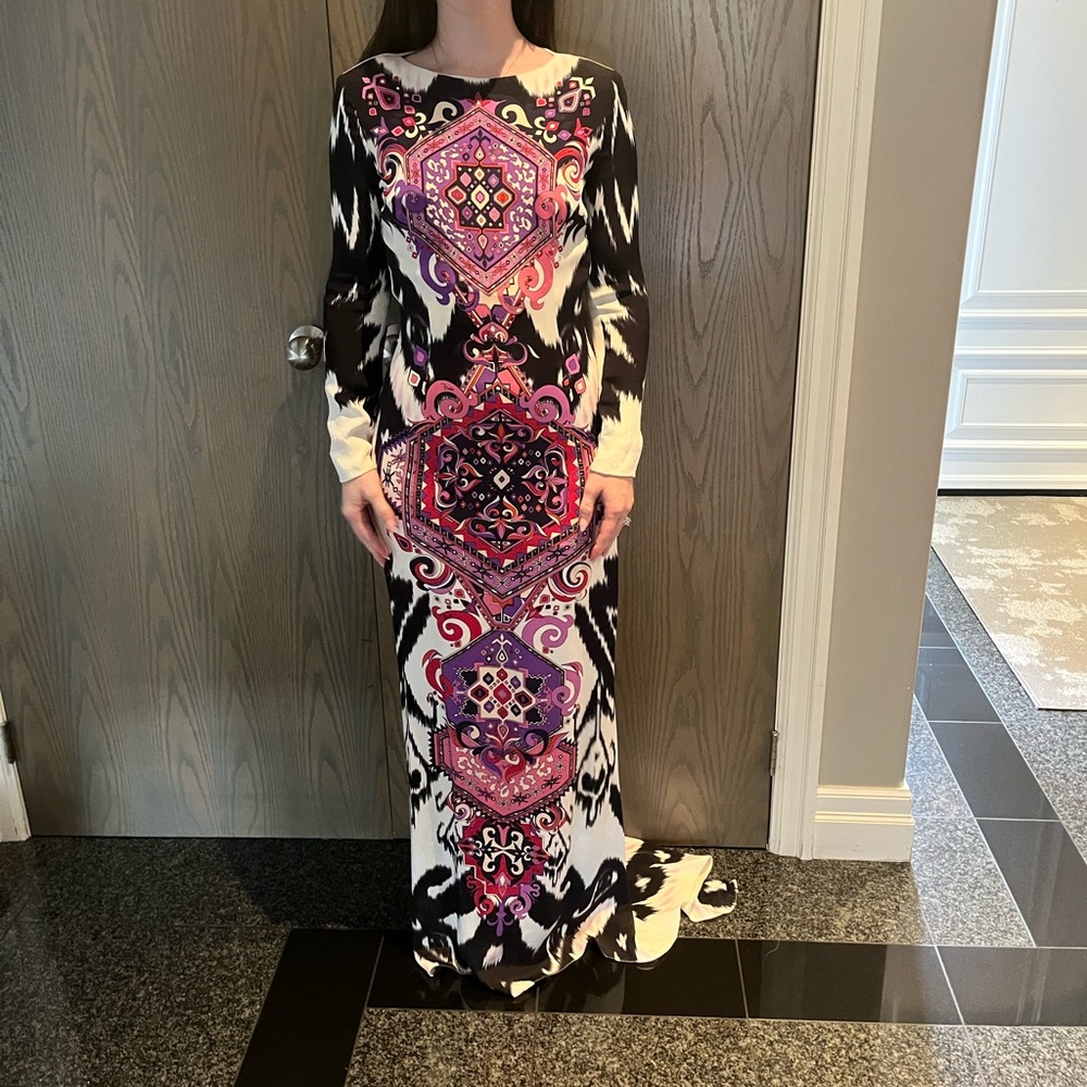 Pucci gown with open back